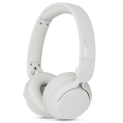 Hörlurar On-ear Bluetooth ANC,0H speltid App GRS Vit