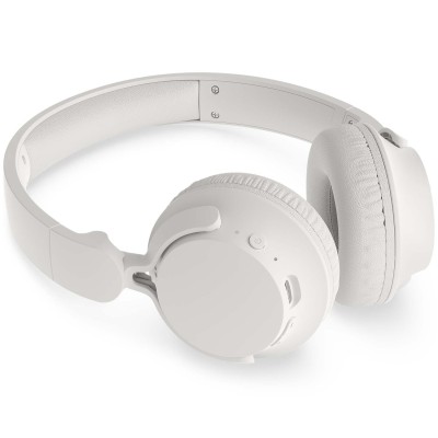 Hörlurar On-ear Bluetooth ANC,0H speltid App GRS Vit