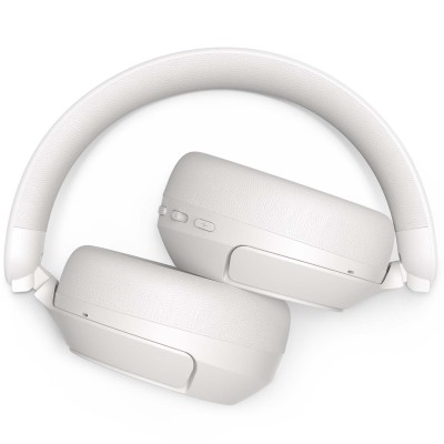 Hörlurar Over-ear Bluetooth + kabel ANC 80h speltid Hi-res App GRS Vit