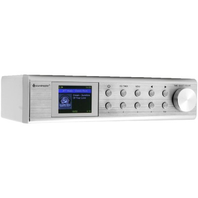 Soundmaster - Radio FM DSB+ Internet Upphängningsbar IR1500SI Silver - A10295