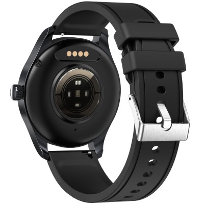 Smartwatch rund AMOLED-display Trainerround3 Svart