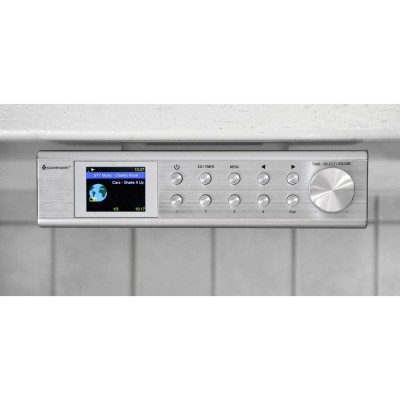 Soundmaster - Radio FM DSB+ Internet Upphängningsbar IR1500SI Silver - A10295