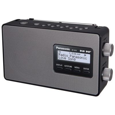 Radio FM DAB+ LCD-skärm RF-D10EG-K Svart