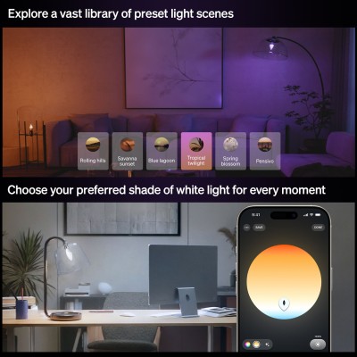 White Color Ambiance E14 Kron 470 lm 2-pack