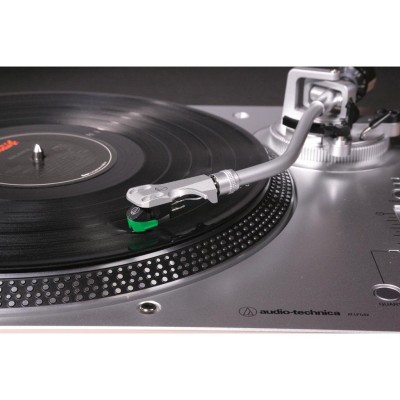Audio-Technica - Skivspelare Direktdriven Manuell Silver - AT-LP120XUSBSV