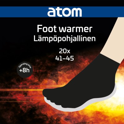 Fotvärmare för Strl 41-45, 20st