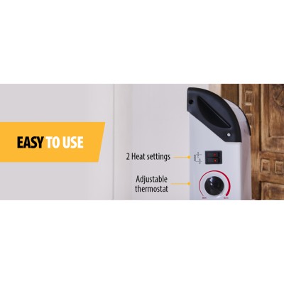Konvektor Element 1500W Justerbar Temostat KA-5911