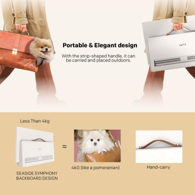 Metz - TV 24" 2K LED WiFi/LAN Portabel Google TV Vit - A14752