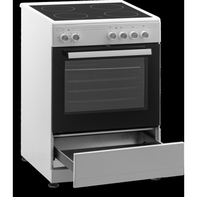 JGN Spis glaskeramisk, vit