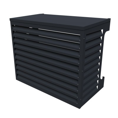 Värmepumpsskydd 1000 Aluminium Antracitgrå