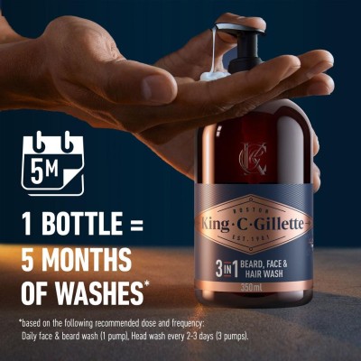 3in1 Beard, Face & Hair Wash