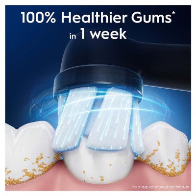 Oral B - Borsthuvud iO Gentle Care Black 4st - A15737