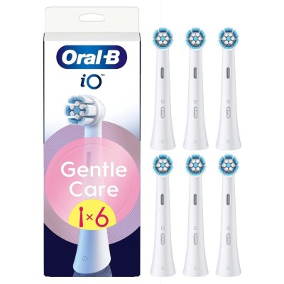 Oral B - Borsthuvud iO Gentle Care White 6st - A15601