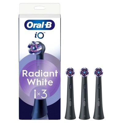 Oral B - Borsthuvud iO Radiant White Black 3st - A15605