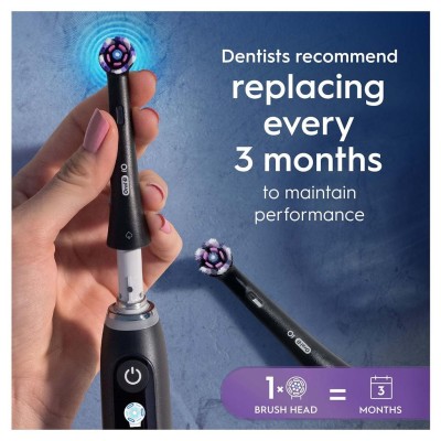 Oral B - Borsthuvud iO Radiant White Black 3st - A15605