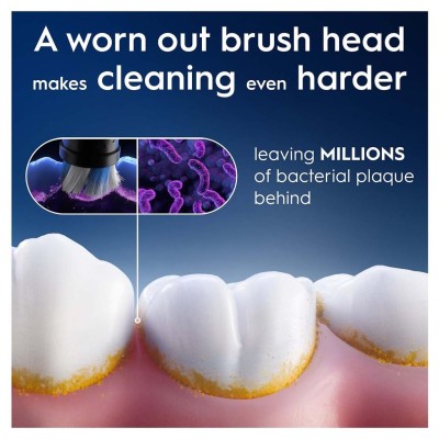 Oral B - Borsthuvud iO Radiant White Black 3st - A15605