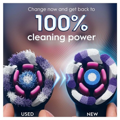 Oral B - Borsthuvud iO Radiant White Black 3st - A15605