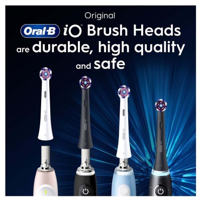 Oral B - Borsthuvud iO Radiant White Black 3st - A15605