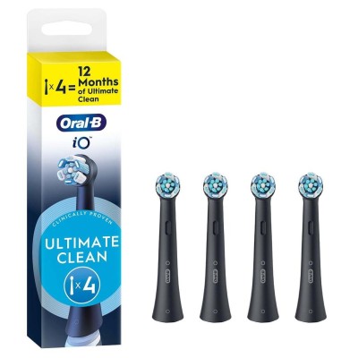 Oral B - Borsthuvud iO Ultimate Clean Black 4st - A15734