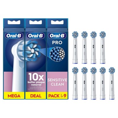 Oral B - Borsthuvud Sensitive Clean & Care 3+3+3st - A15722