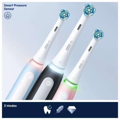 Oral B - Eltandborste iO3 Duo Matt Black / Ice Blue - A11301