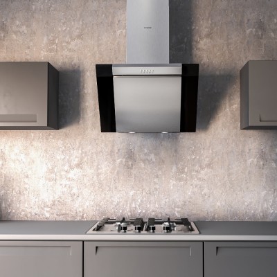 Silverline SL 3283 RF Mensa 60/90 cm, stål/svart