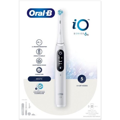 Oral B - Eltandborste iO6 Series M6 White - 427407