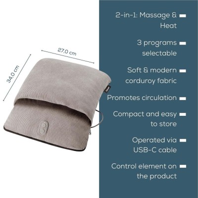 Fotmassageapparat och Fotvärmare 2-i1 FM 28