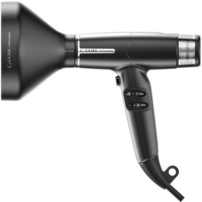 Ga.Ma - Hårfön IQ Lite Black 110. 000rpm 294gr - A13872