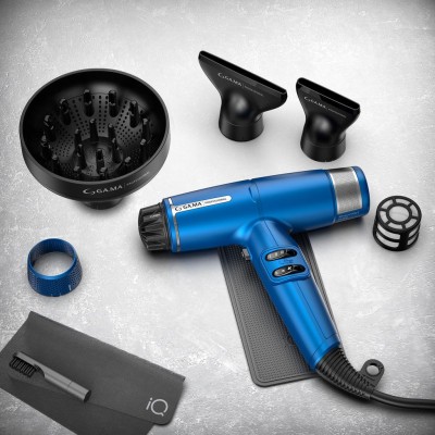 Ga.Ma - Hårfön IQ Lite Blue 110. 000rpm 294gr - A13874