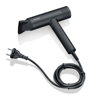 Severin - Hårfön S-STYLE SPEED PRO HT 0170 2000W 3 Effekt/Templägen  2.8m SLADD SVART - A15855