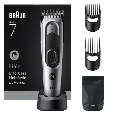 Braun - Hårklippare Series 7 +5 Stylingverktyg HC 7590 Black / Spc Grey - A15742