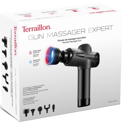 Terraillon - Massagepistol Expert Heat&Cold 4st tillbehör + 1st varm/kall - A13135