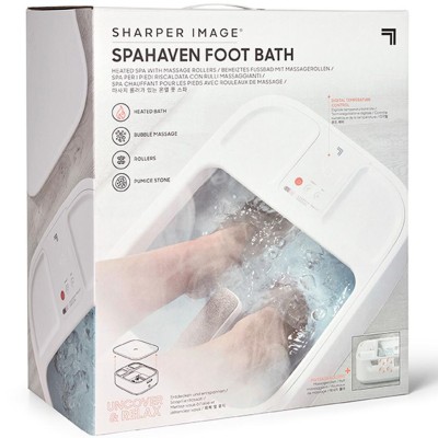 Sharper Image - Massager Foot Bath Heating with LCD - P000797