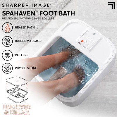 Sharper Image - Massager Foot Bath Heating with LCD - P000797