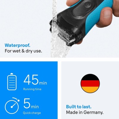 Braun - Rakapparat Serie 3 3040s ( med trimmertillbehör) - A15613