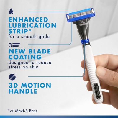 Gillette - Rakblad Mach3 Turbo 6st - A14569