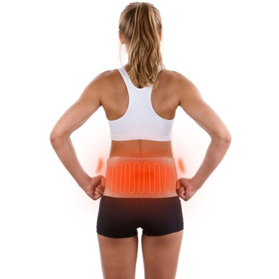 Värmebälte uppladdningsbar, 2 massagelägen & värmefunktion