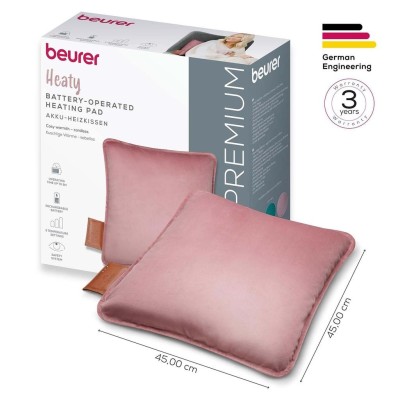 Beurer - Värmekudde HK 77 Sladdlös komfort Blush-Rose - A15877