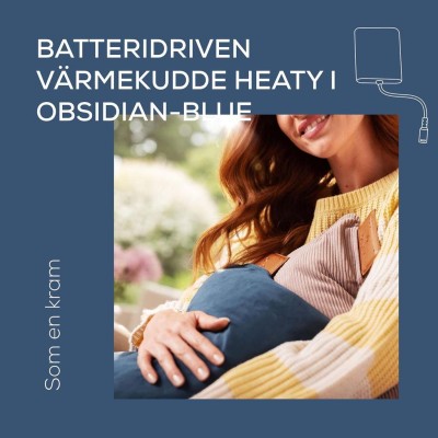 Beurer - Värmekudde HK 77 Sladdlös komfort Obsidian-Blue - A15875