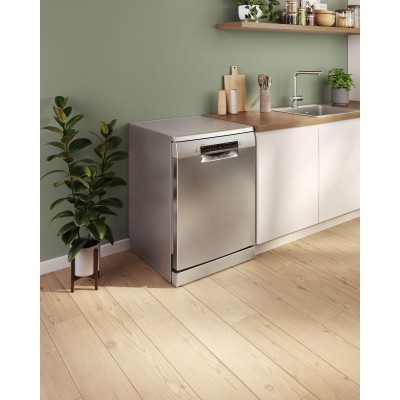 Bosch - SMS4EMI06E - Serie 4, Fristående diskmaskin, 60 cm, Borstat stål med anti-fingerprint