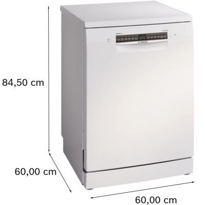 Bosch - SMS4EMW06E - Serie 4, Fristående diskmaskin, 60 cm, Vit