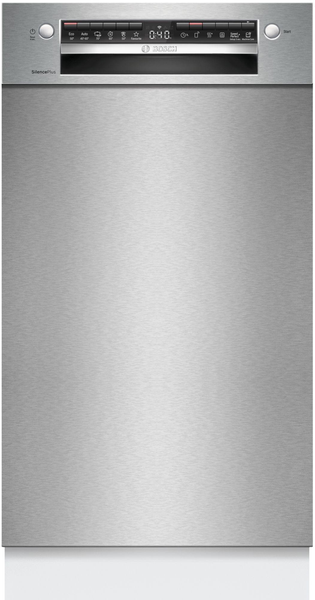 Bosch - SPU4HMS13E - Serie 4, Underbyggd diskmaskin, 45 cm, Rostfri